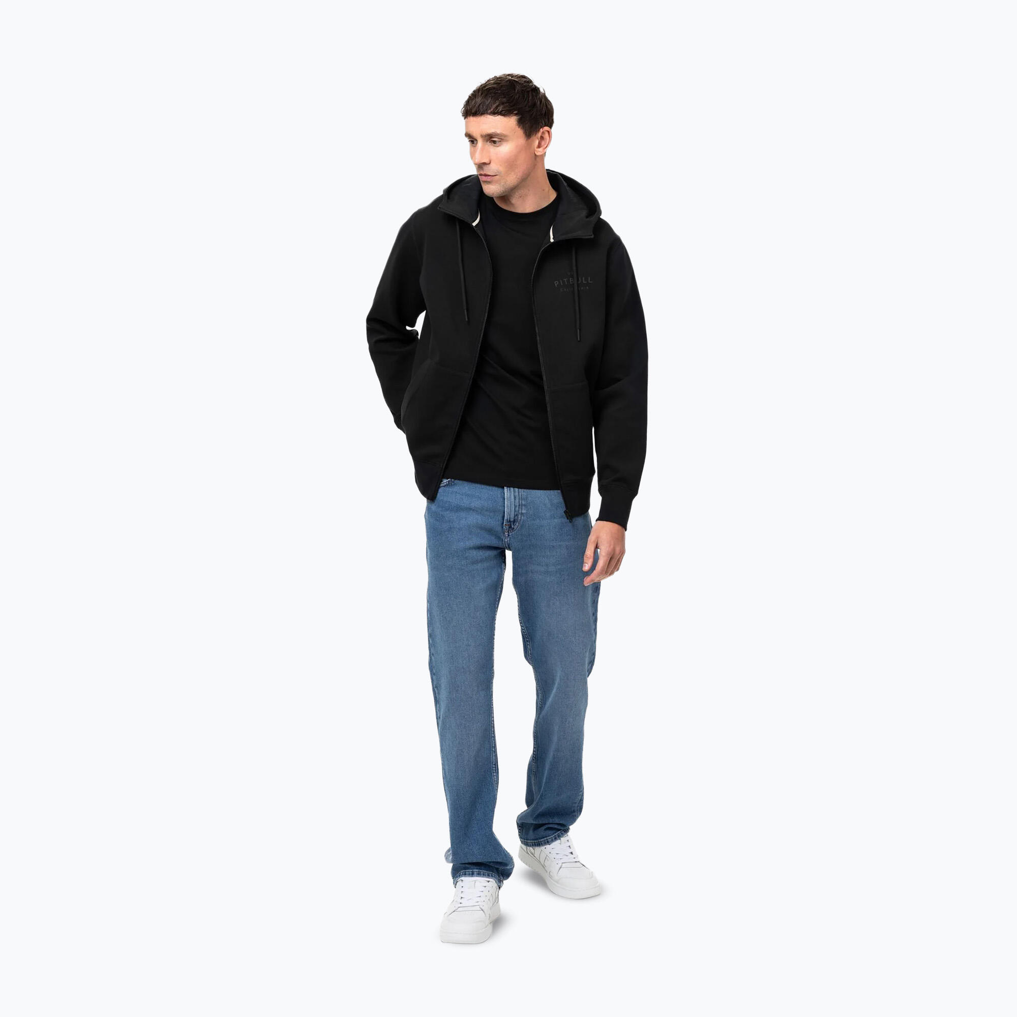 Herren Sweatshirt Pitbull Sampson mit Kapuze und Reißverschluss 2/7