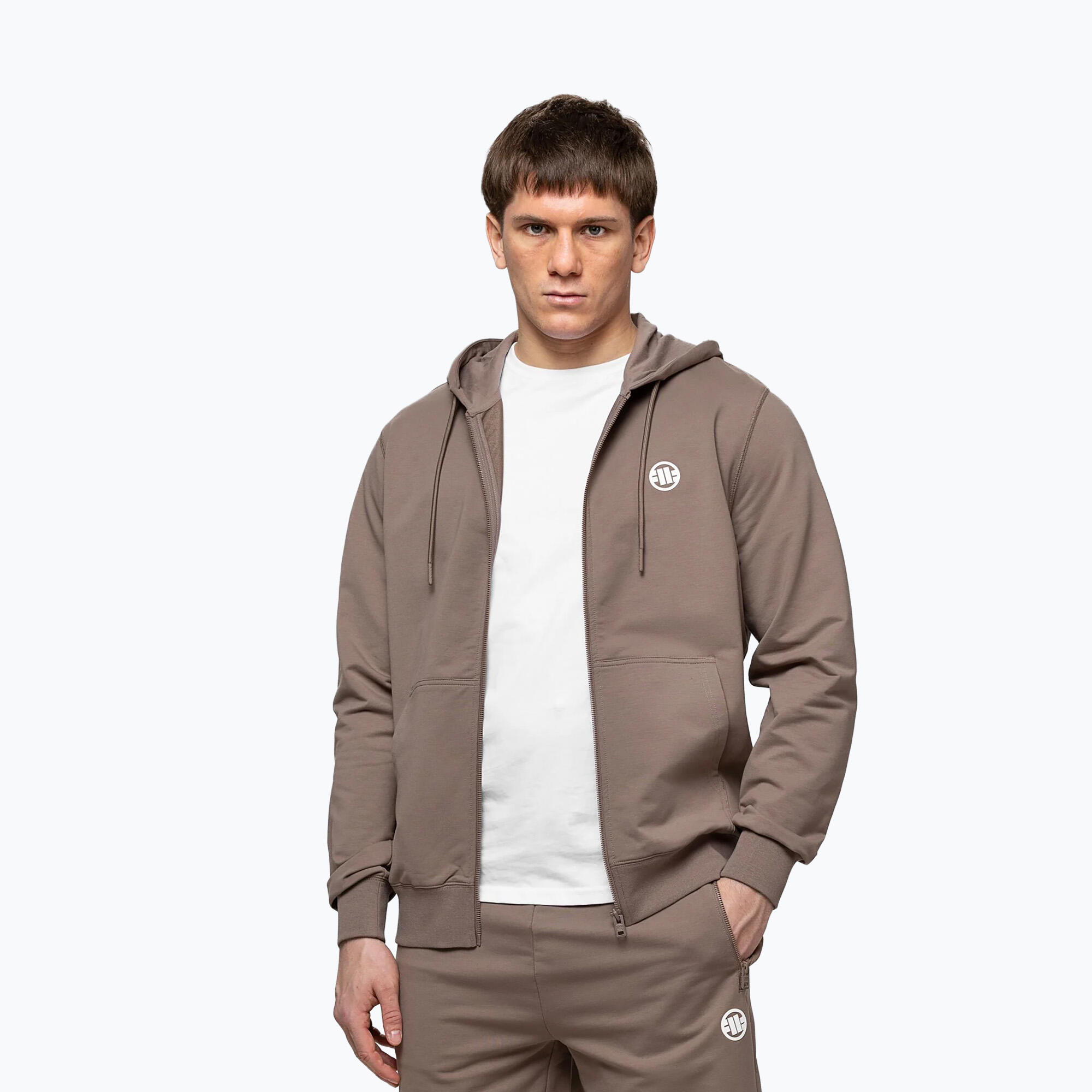 Casaco masculino Pitbull Nugget Small Logo com capuz e zíper 4/7