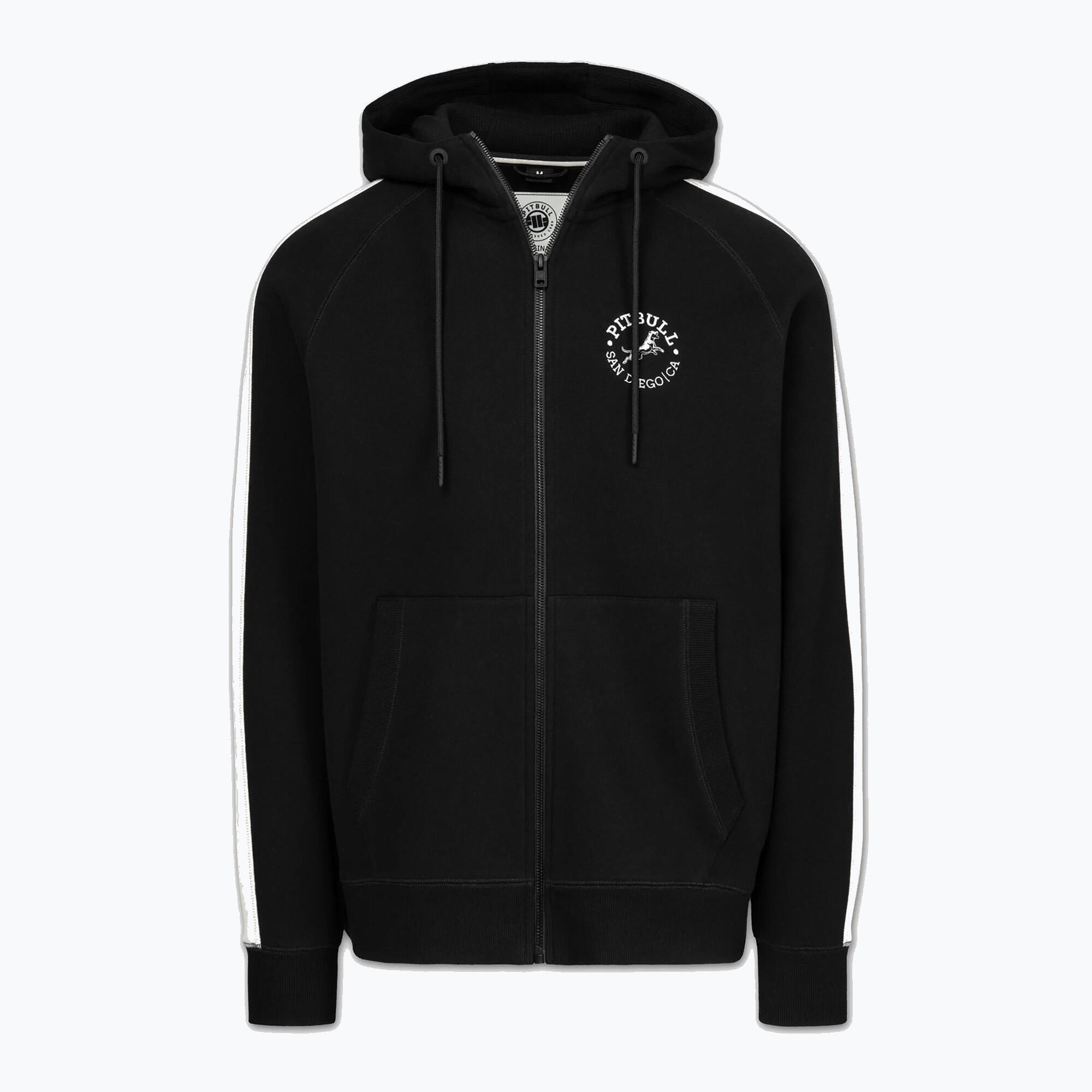 Herenhoodie Pitbull San Diego Ca met rits en capuchon 5/7