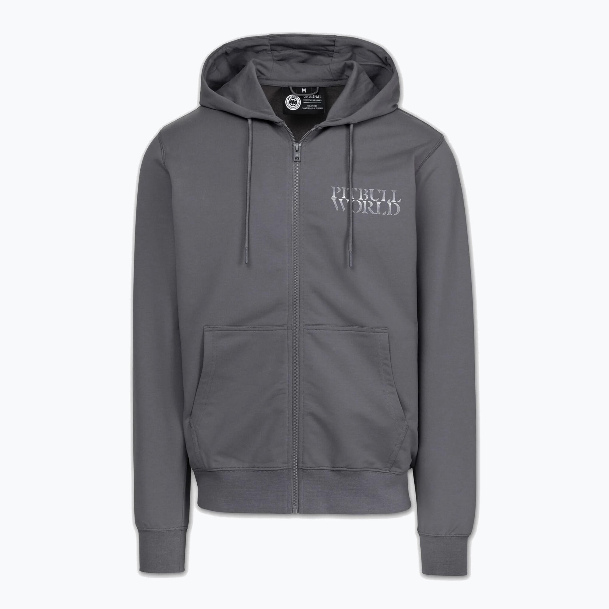 Bluza męska Pitbull World Sweatshirt Zip Hooded 6/7