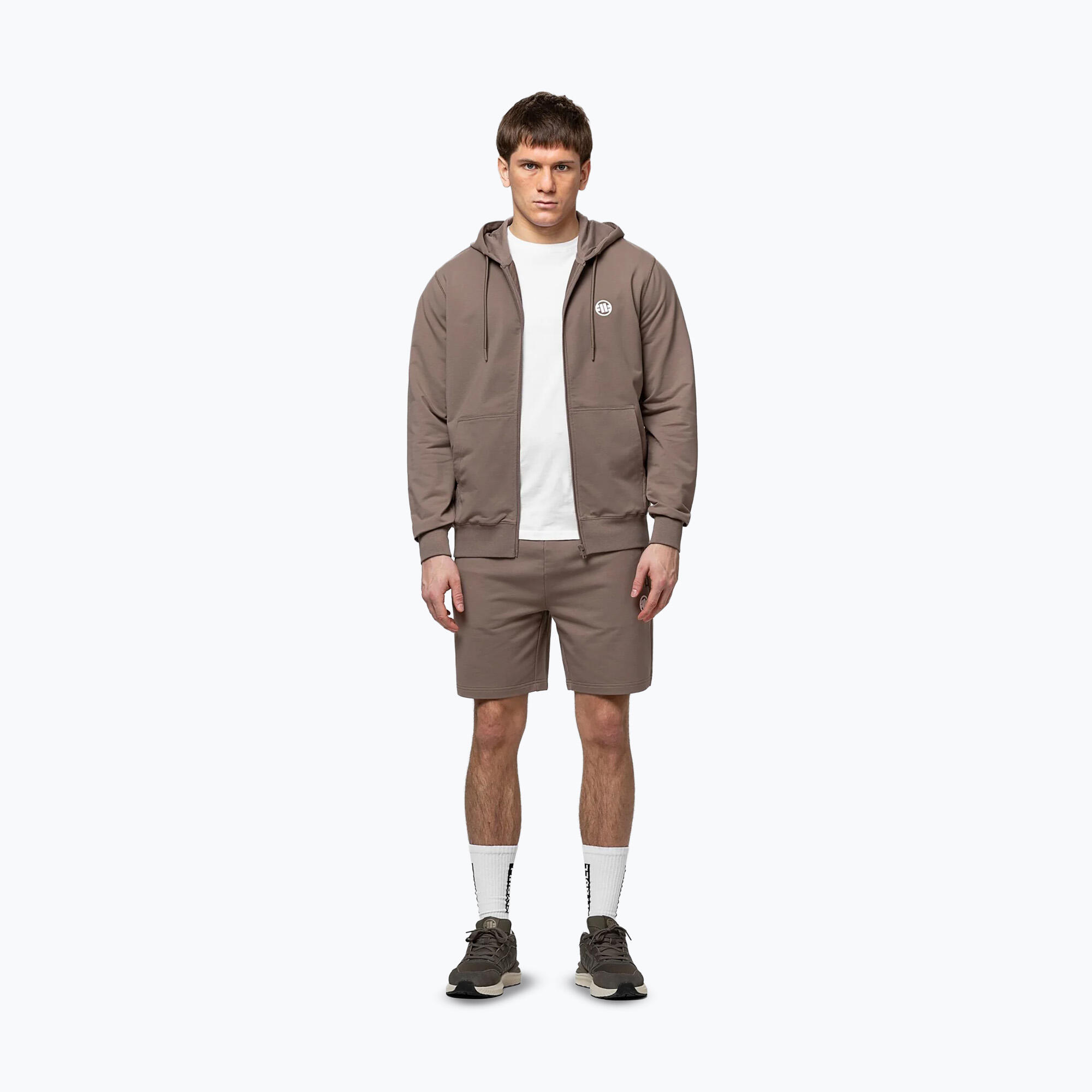Casaco masculino Pitbull Nugget Small Logo com capuz e zíper 2/7