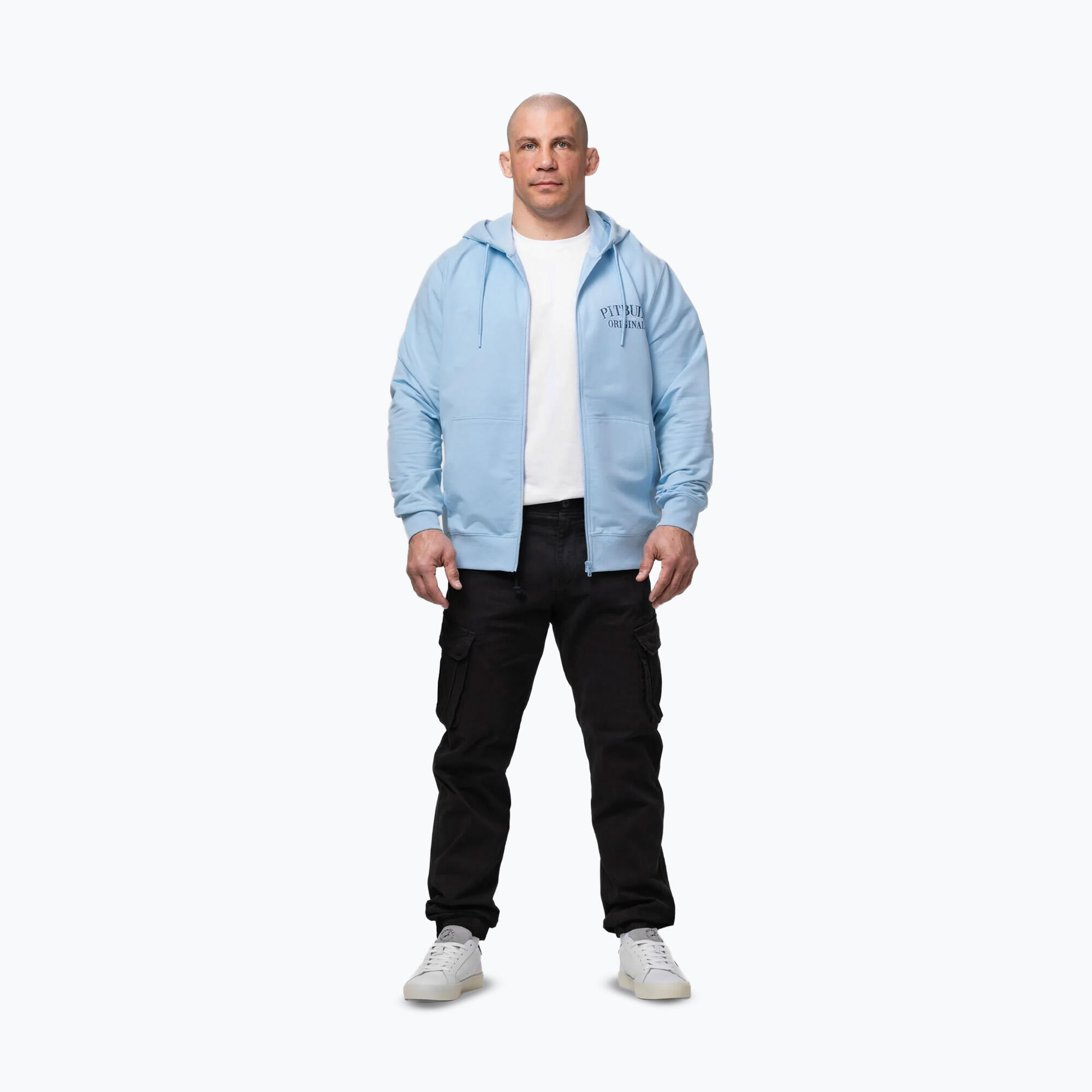 Bluza męska Pitbull Midnight Sweatshirt Zip Hooded 2/7