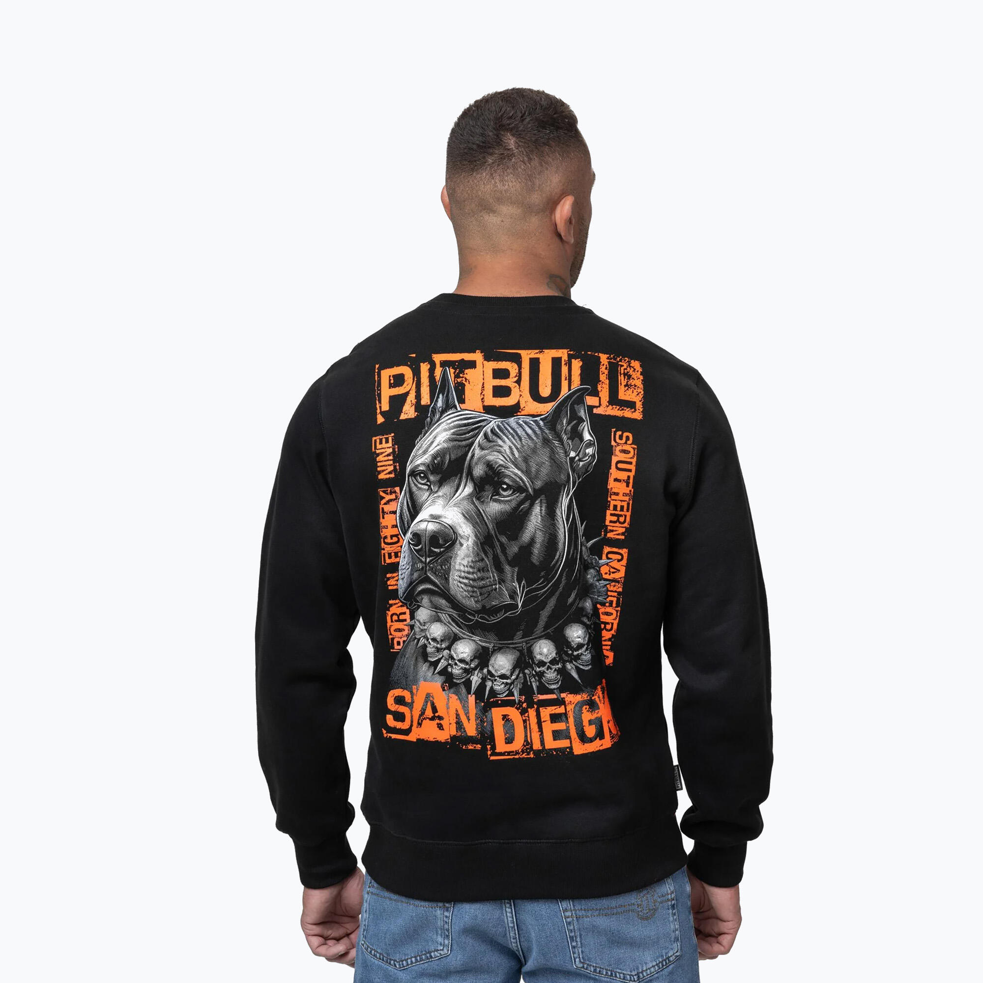 Moletom masculino Pitbull Crewneck Blacky 3/7