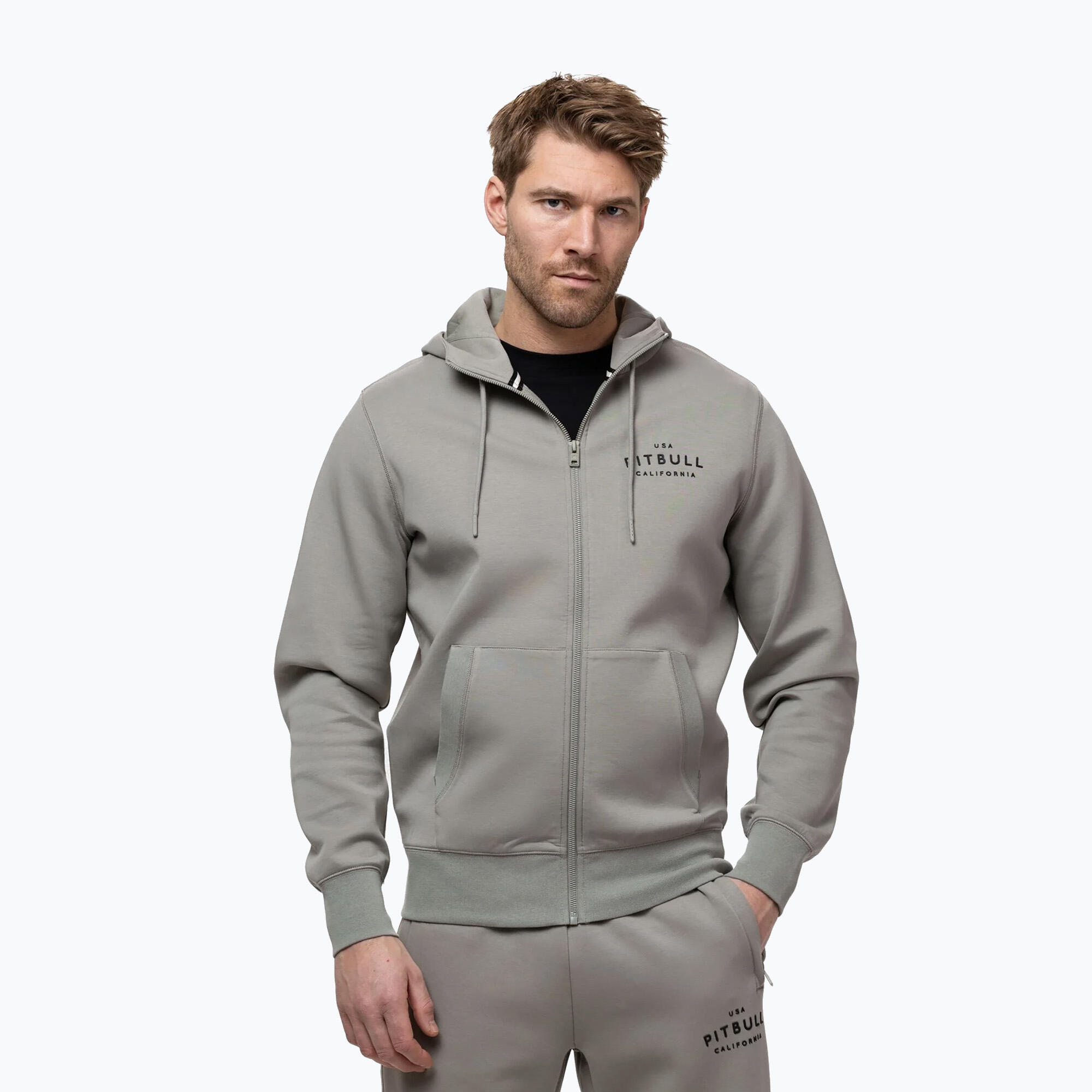 Herren Sweatshirt Pitbull Sampson mit Kapuze und Reißverschluss 1/7