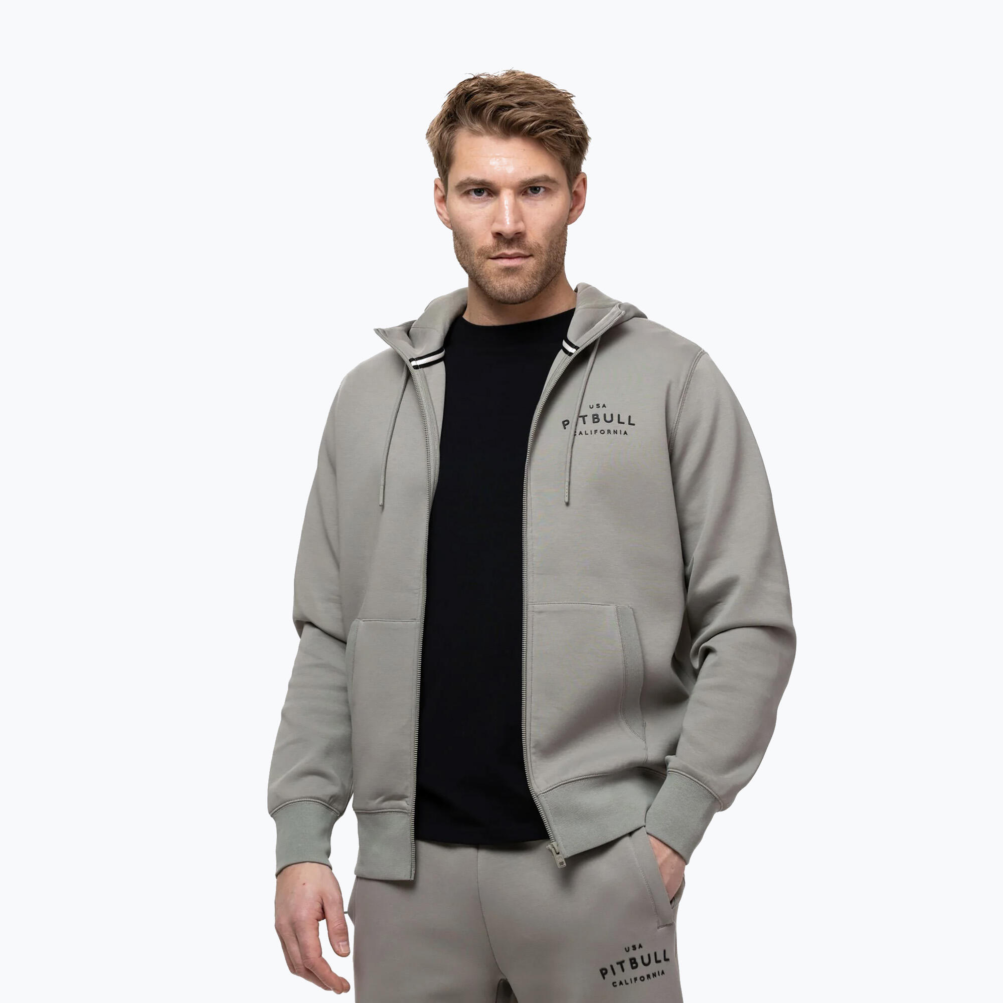 Herren Sweatshirt Pitbull Sampson mit Kapuze und Reißverschluss 4/7