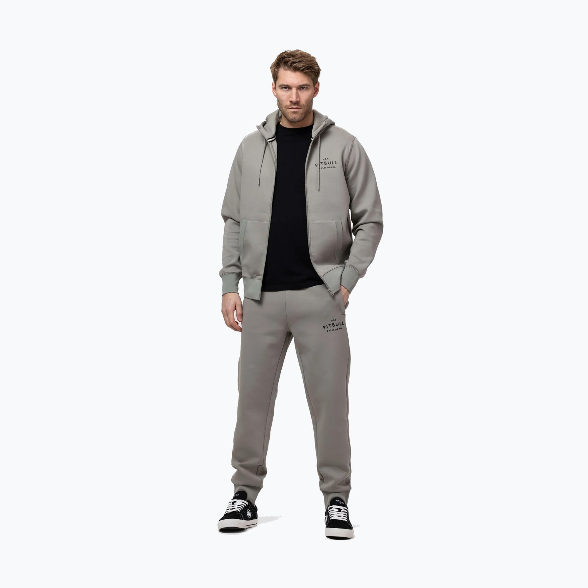 Herren Sweatshirt Pitbull Sampson mit Kapuze und Reißverschluss 2/7