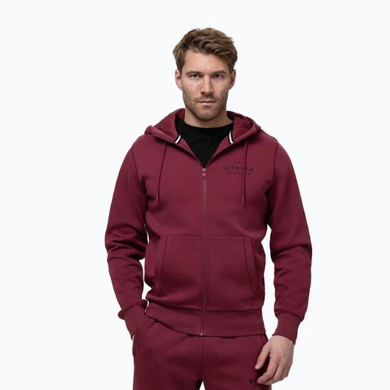 Herren Sweatshirt Pitbull Sampson mit Kapuze und Reißverschluss