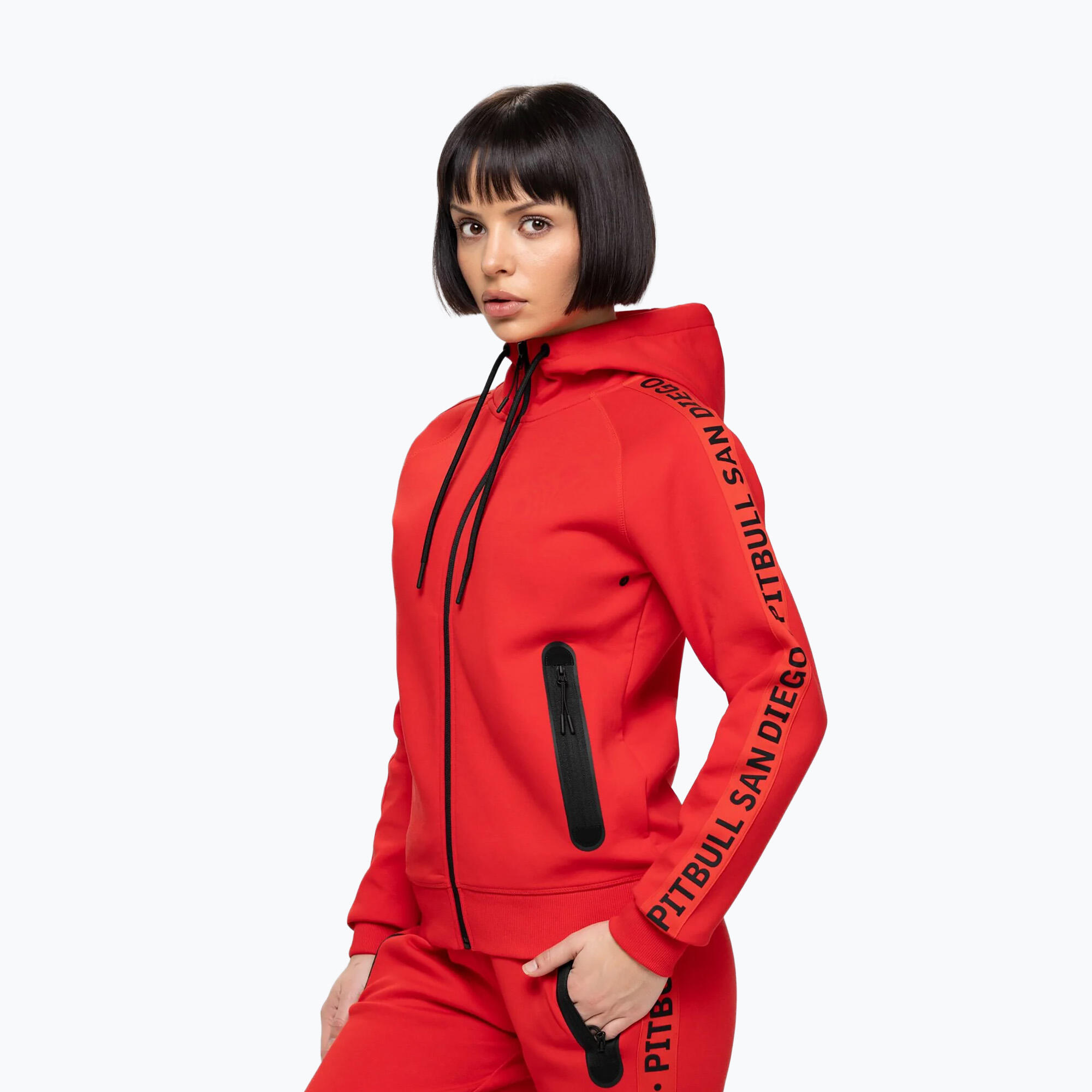 Bluza damska Pitbull Explory Tape Hooded Zip 4/7