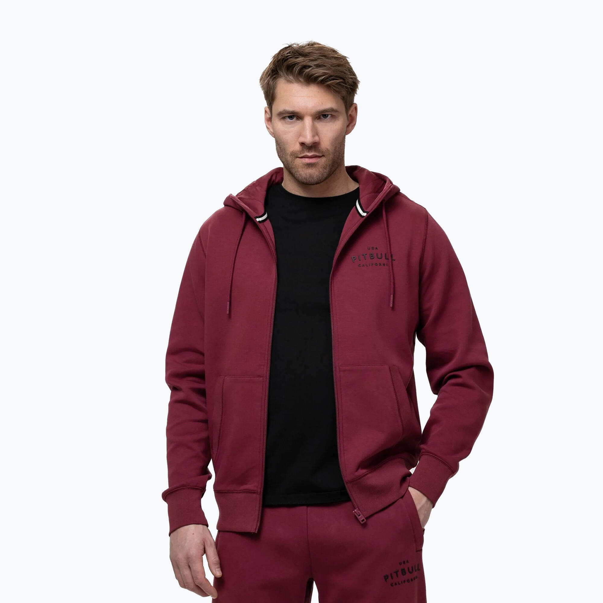 Herren Sweatshirt Pitbull Sampson mit Kapuze und Reißverschluss 4/7
