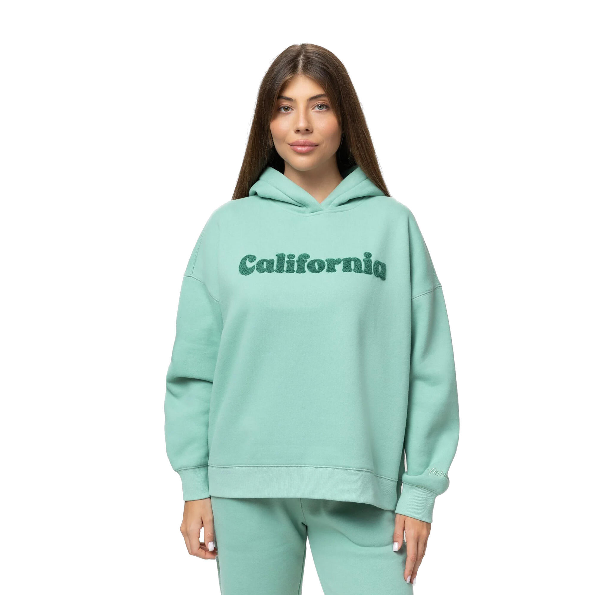 Felpa donna Pitbull California con cappuccio 7/7