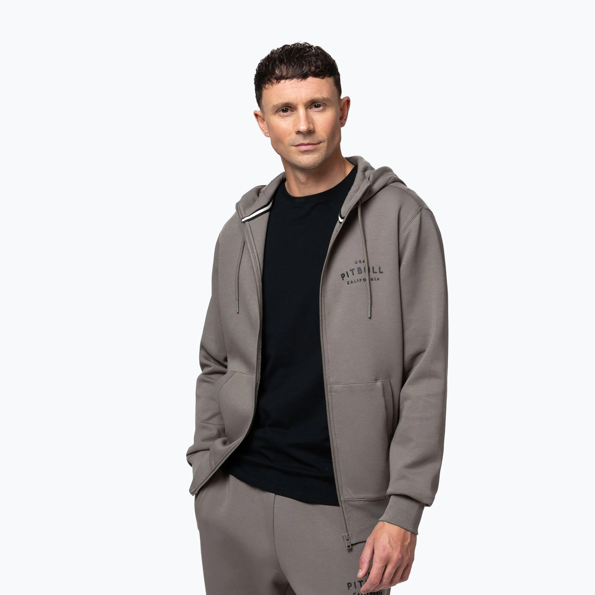 Bluza męska Pitbull Sampson Hooded Zip Sweatshirt 4/7