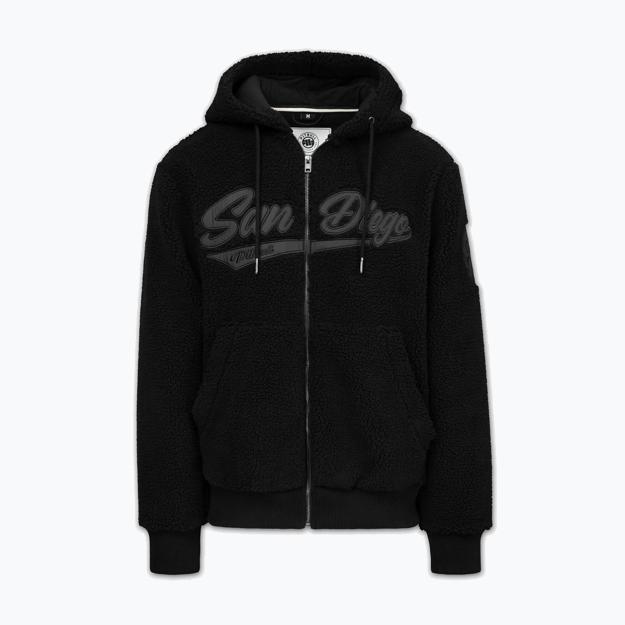 Herren Sweatshirt Pitbull Galaxy mit Kapuze und Reißverschluss 5/7