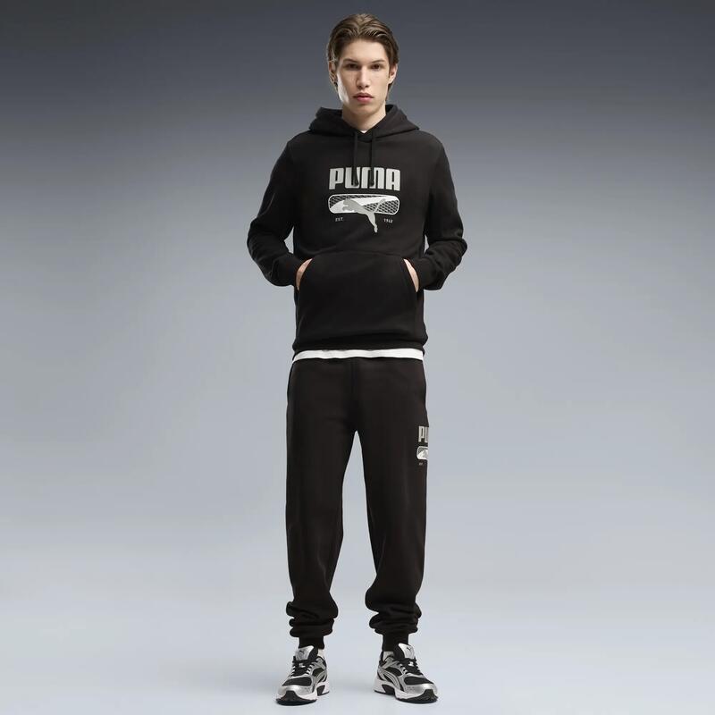 Hanorac PUMA Sport Logo Play Fleece pentru bărbați PUMA