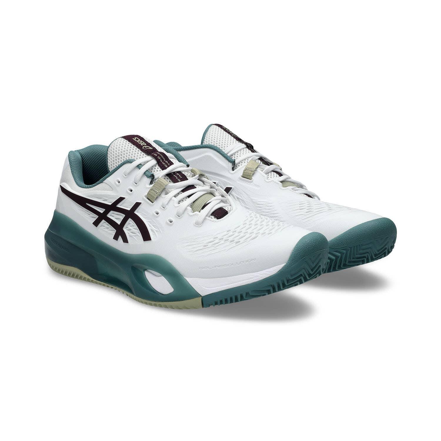 GEL-RESOLUTION X CLAY WHITE/AURORA GREEN MAN 2/6