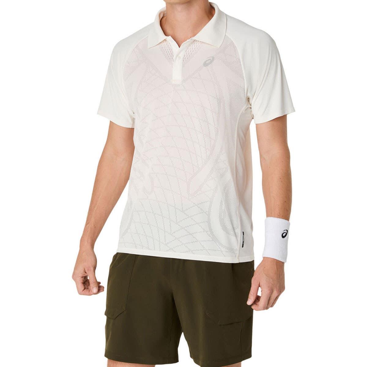 Polo Asics Match Actibreeze Crema 2/4