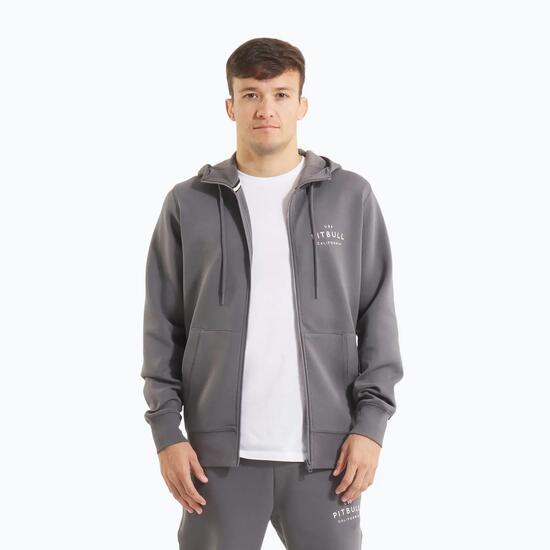 Herren Sweatshirt Pitbull Sampson mit Kapuze und Reißverschluss