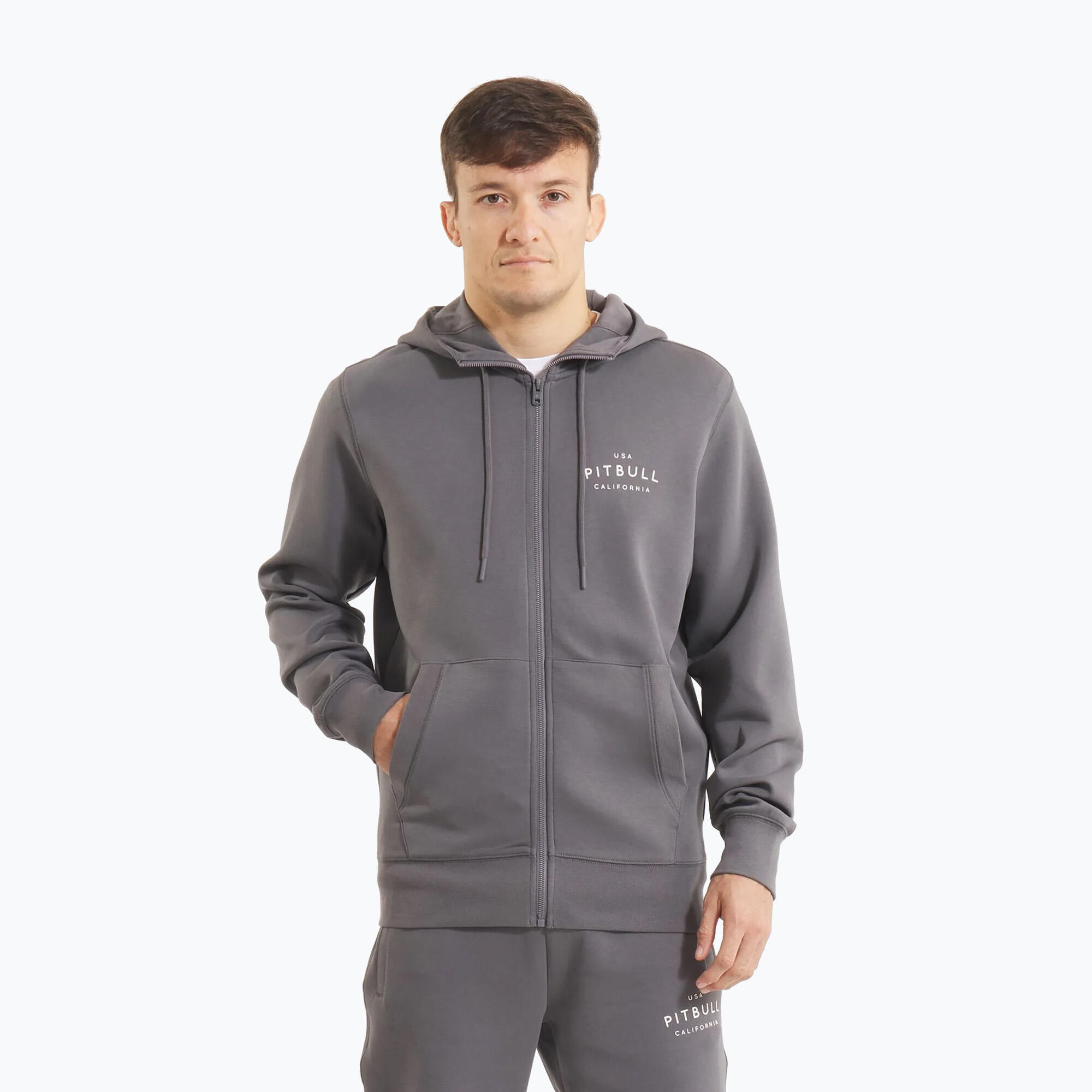 Moletom masculino Pitbull Sampson com capuz e zíper 4/7