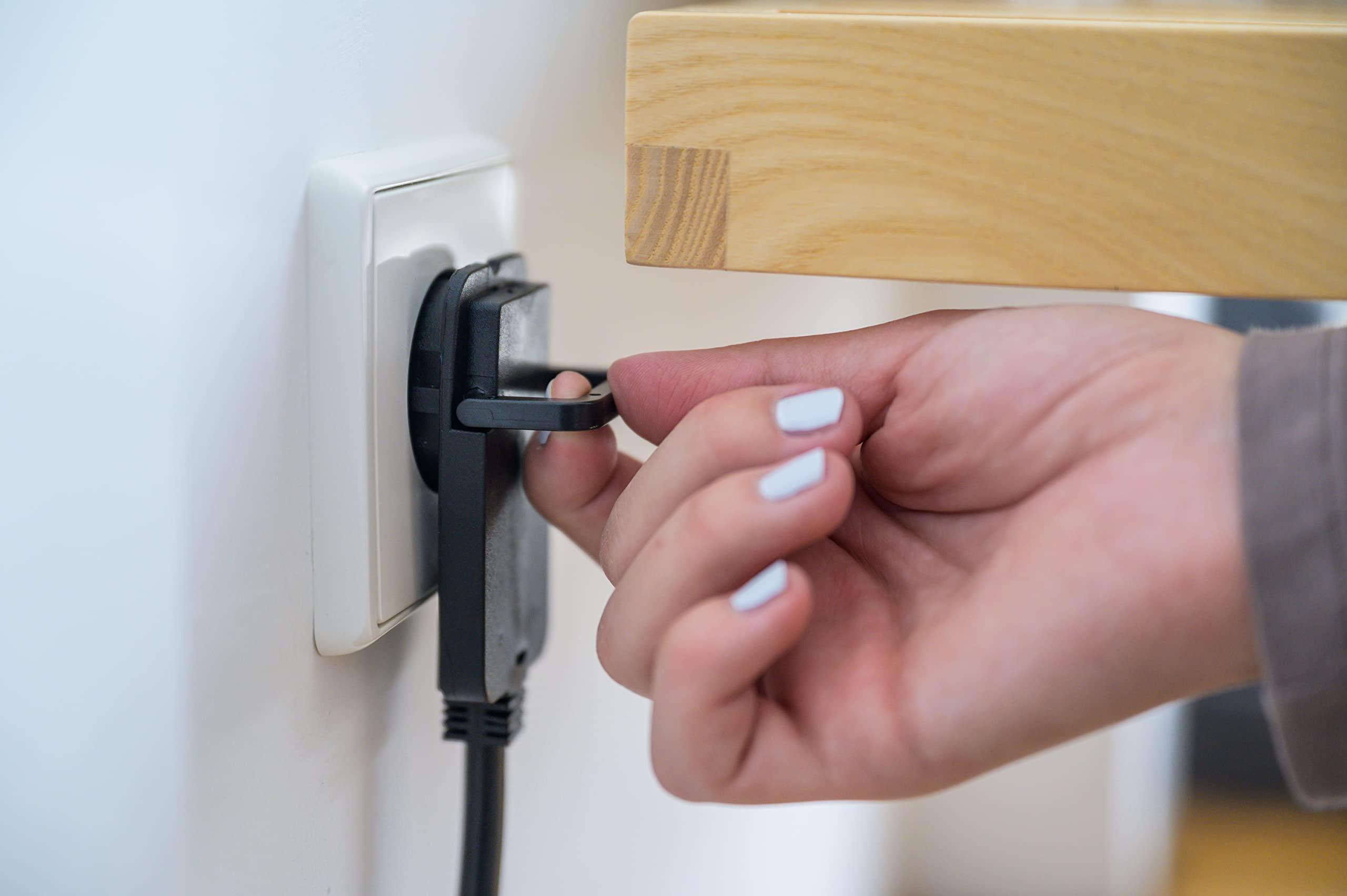 1168980010 - Elektrische verlengsnoer IP20 H05VV-F3G1,5 van 10 m () platte 4/5