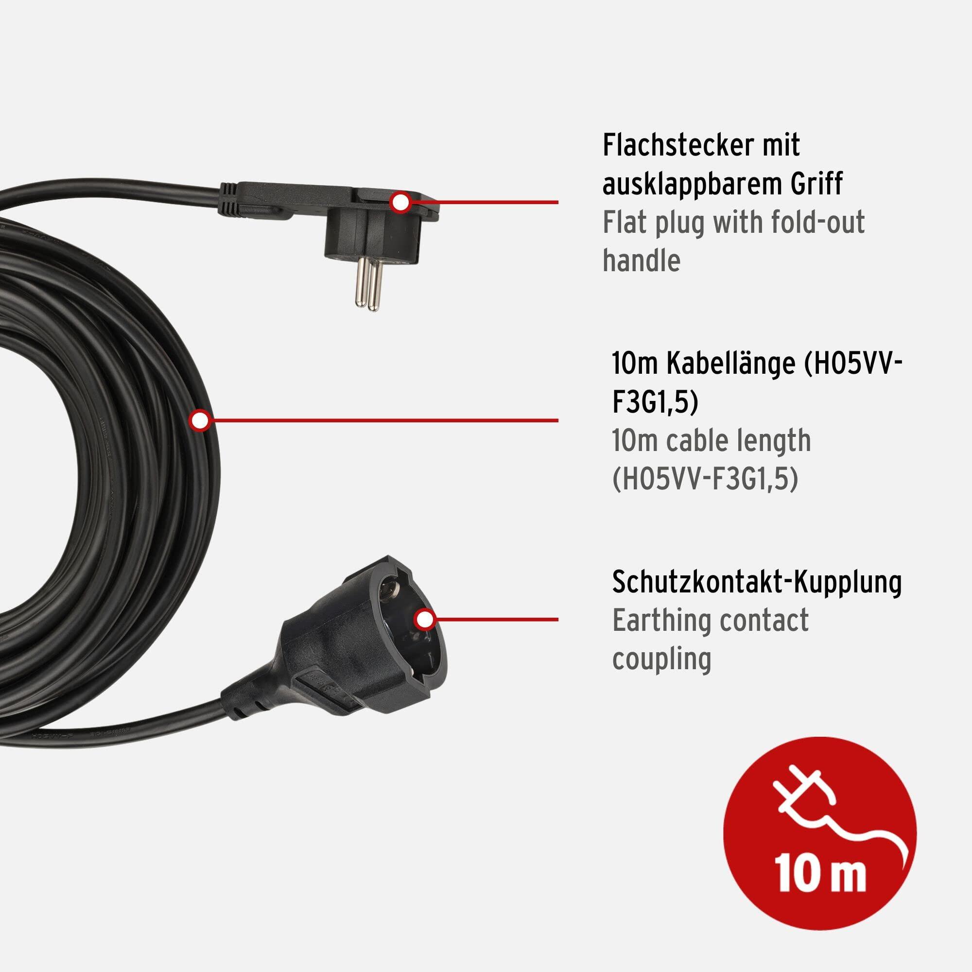 1168980010 - Elektrische verlengsnoer IP20 H05VV-F3G1,5 van 10 m () platte 2/5