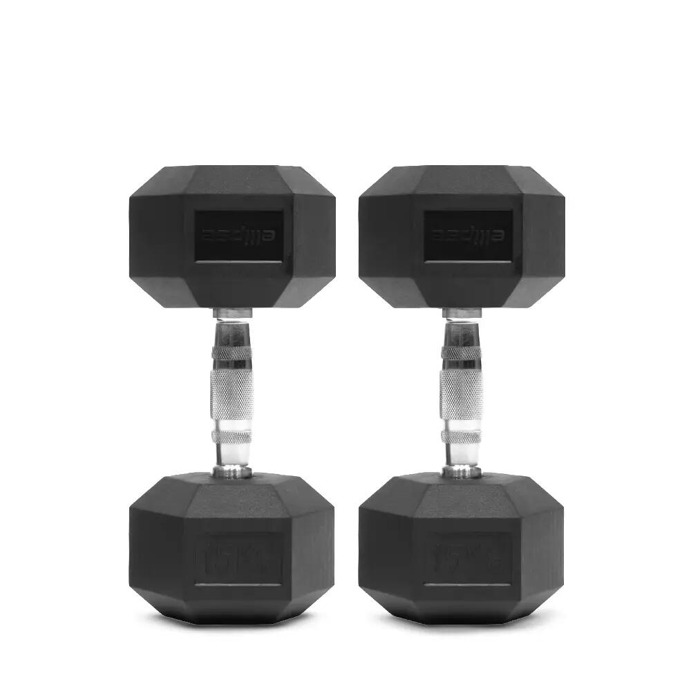 HALTERES HEXAGONAIS (PAR) 2,5KG 3/4