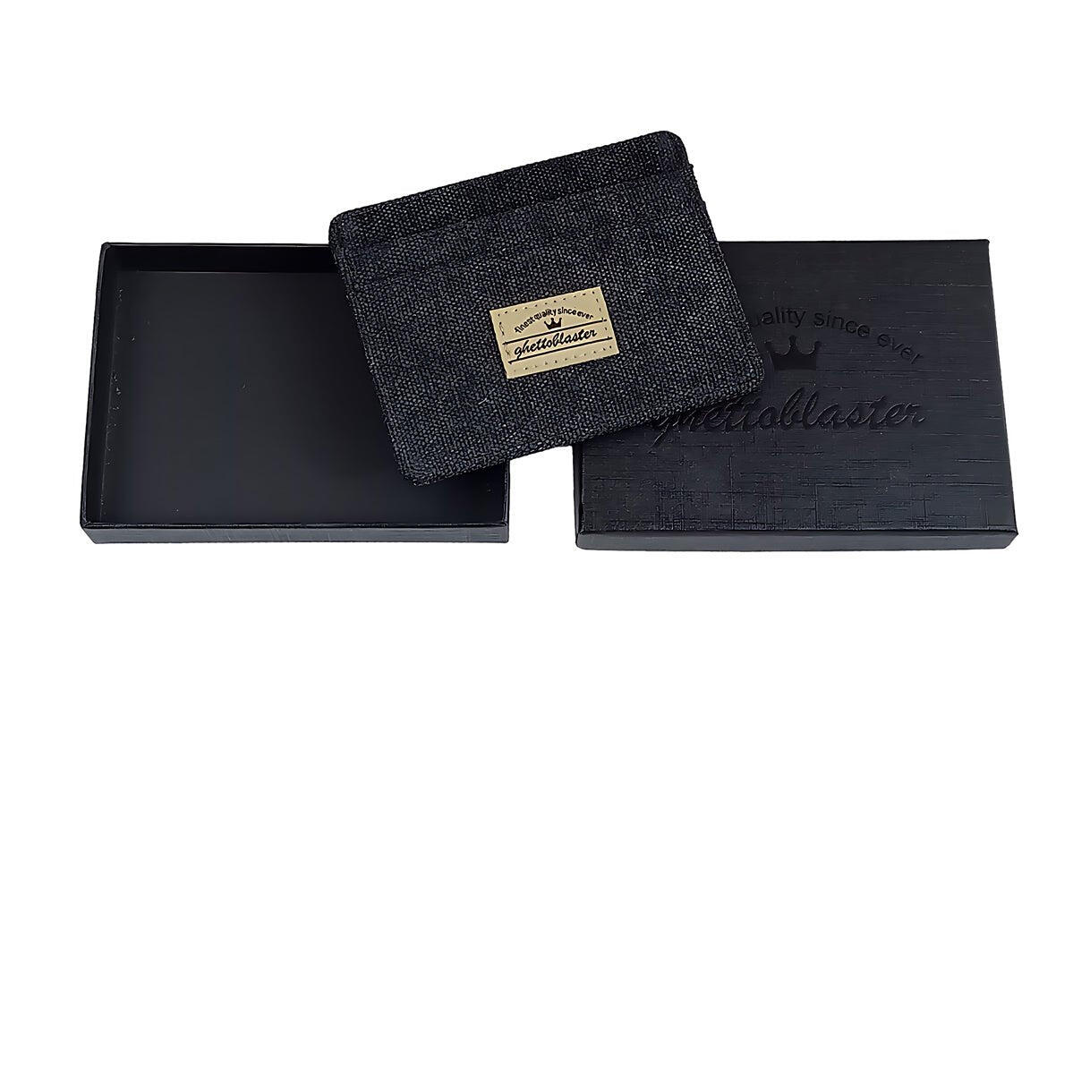 Portafoglio Ghettoblaster Porta Tarjetas Lona negro 11/11