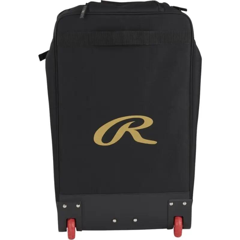 Rawlings GCWHBG Gold Collection Wheeled Bag Color Black Baseball/Softball 3/3
