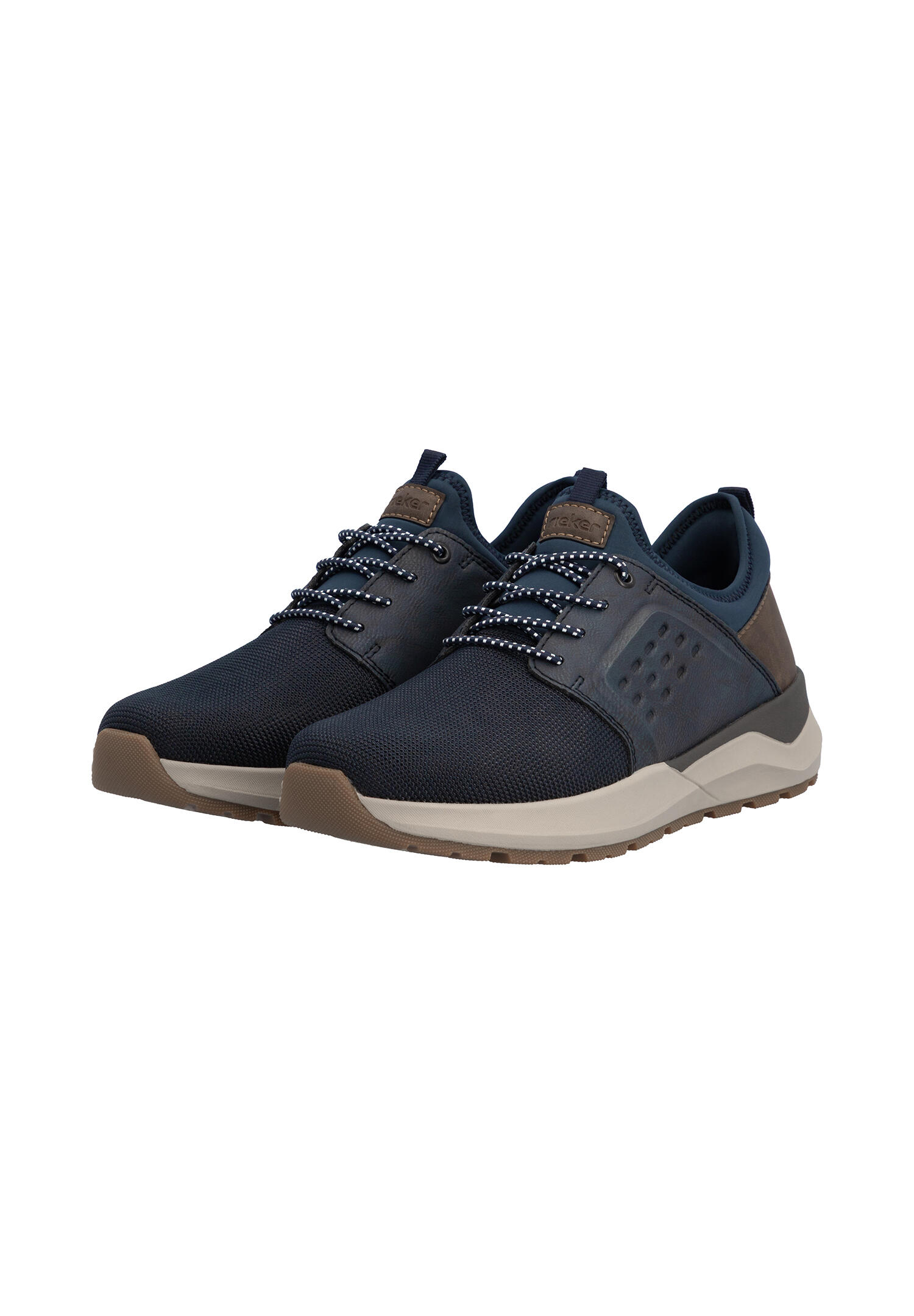 Rieker Herren Slipper Extraweite Gummizug 06058-14 Blau 7/7