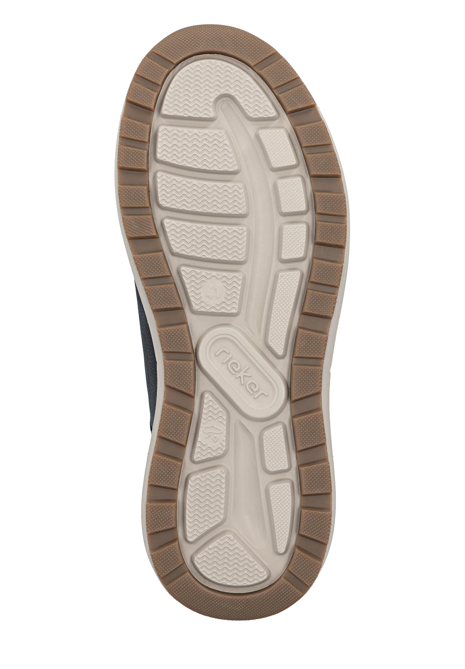 Rieker Herren Slipper Extraweite Gummizug 06058-14 Blau 6/7