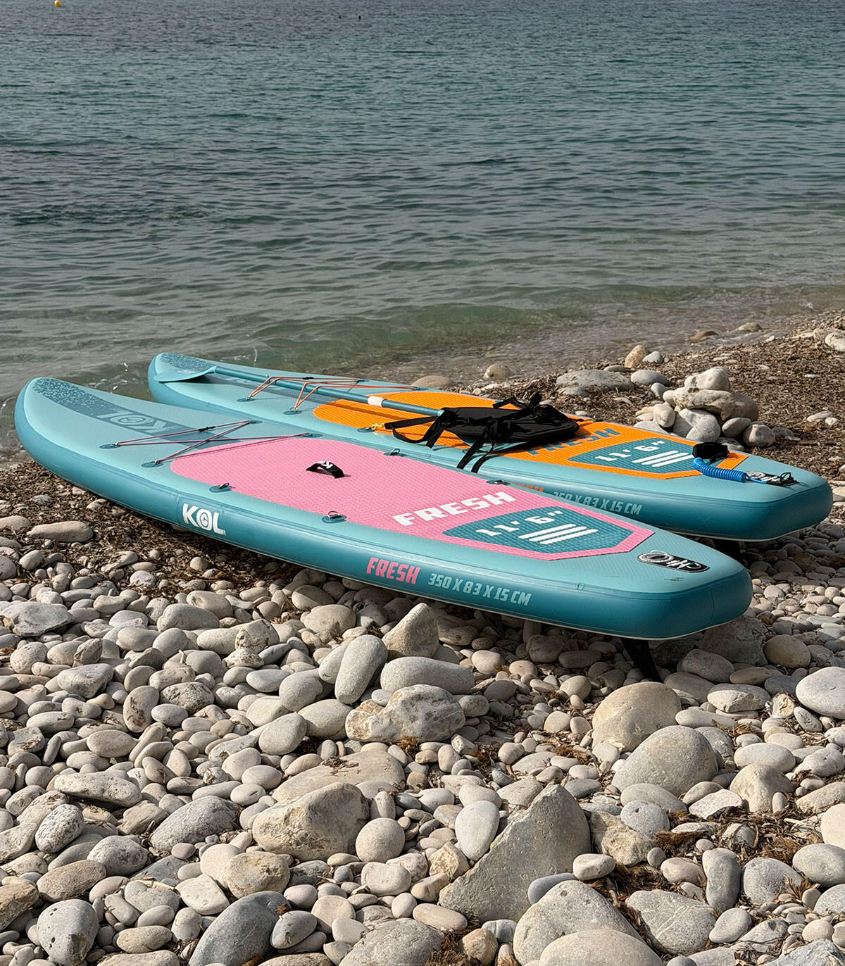Opblaasbaar SUP Board 11'6" KOL Fresh - Compleet SUP & Kajak Pakket 350L 12/14