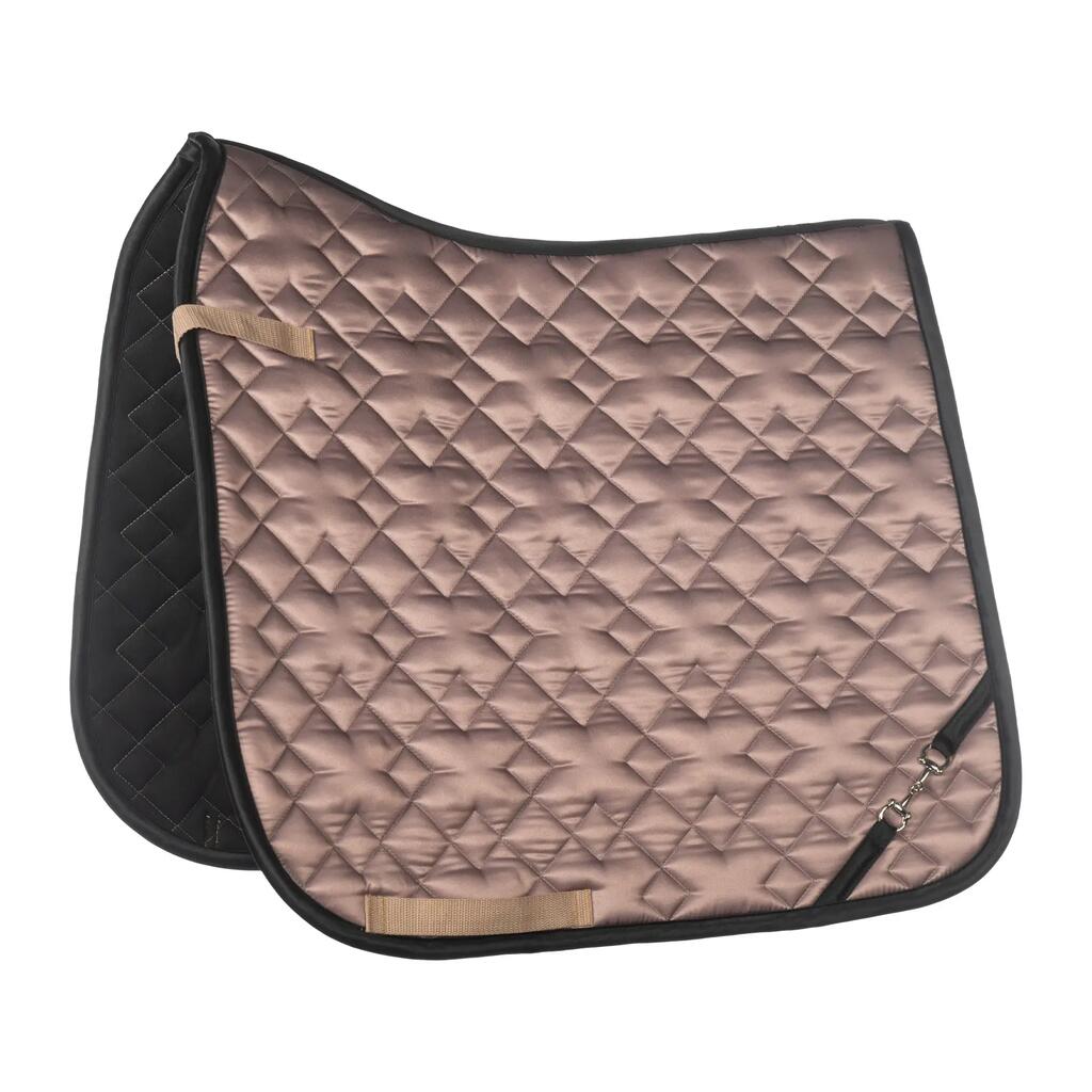 Dressage saddle pad for horses HKM Golden Bit