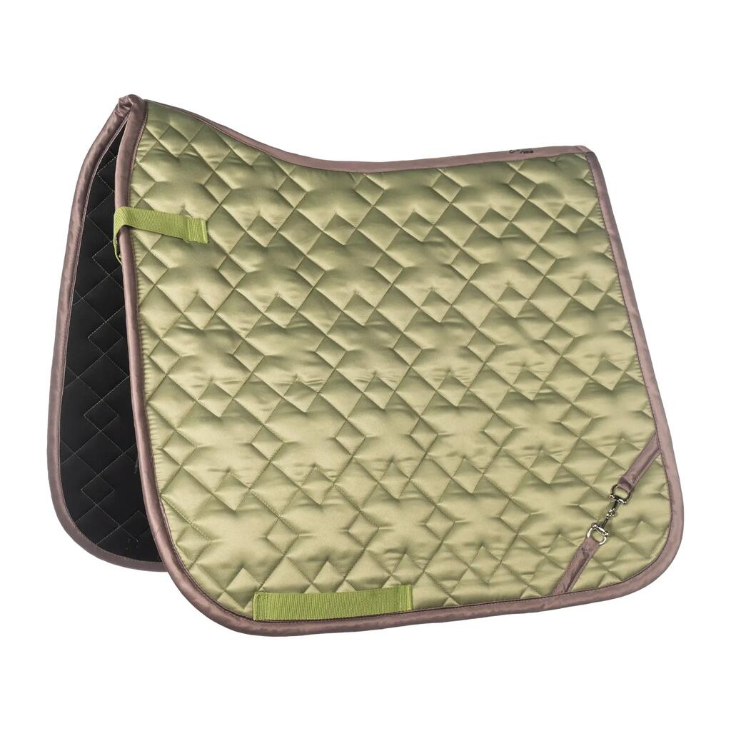 Dressage saddle pad for horses HKM Golden Bit