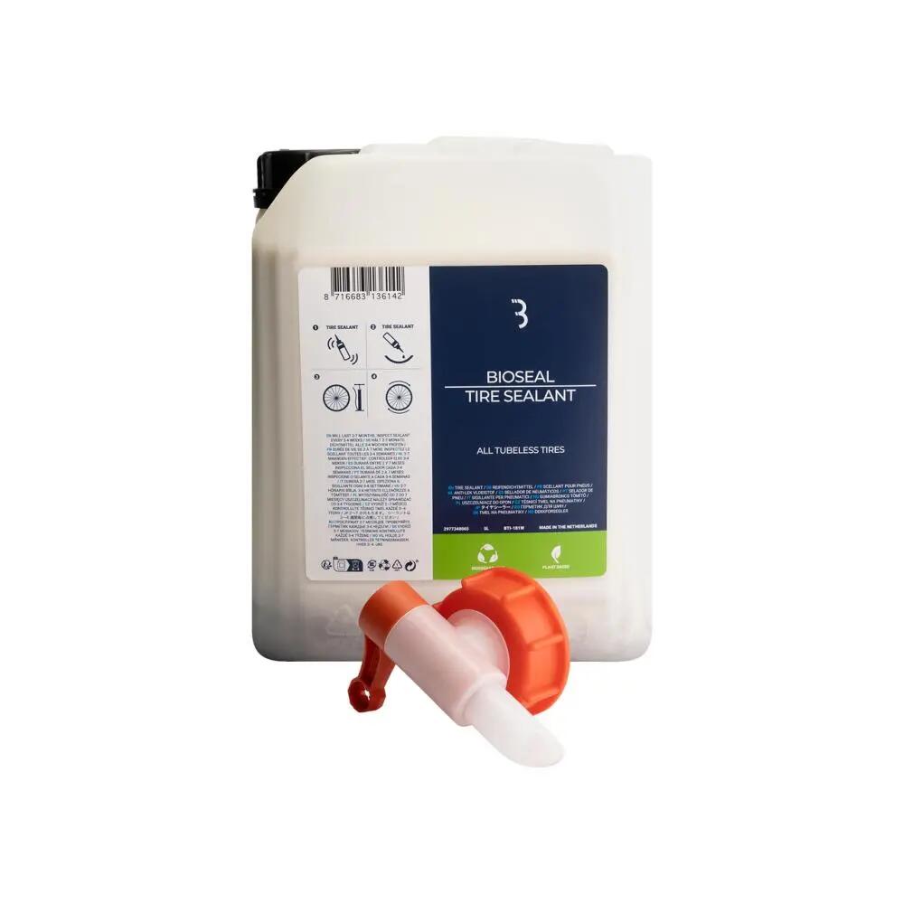BBB Produit d'étanchéité pour pneus BioSeal 5 L blanc 3/3
