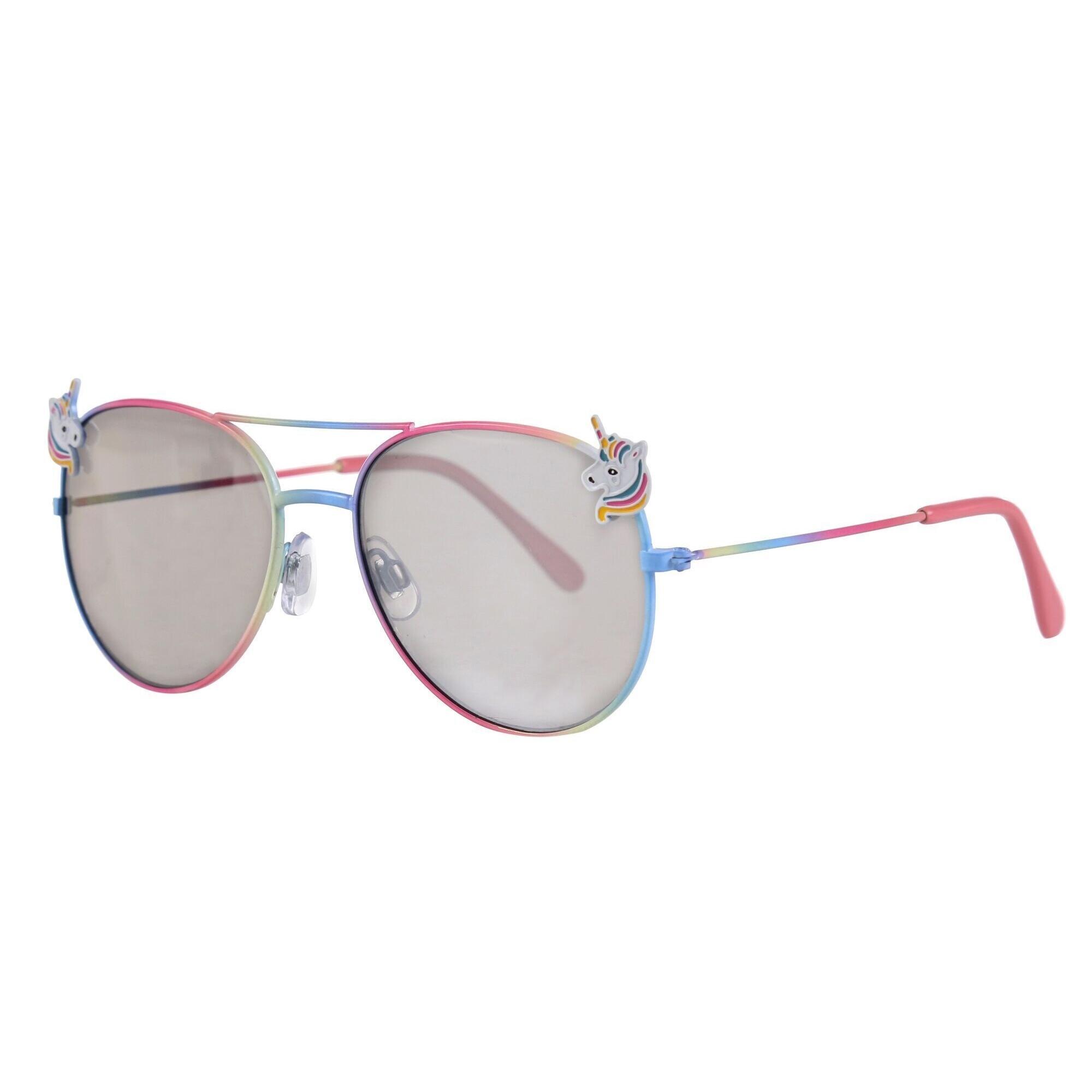 Childrens/Kids Lazuli Unicorn Sunglasses (Rainbow) 1/4