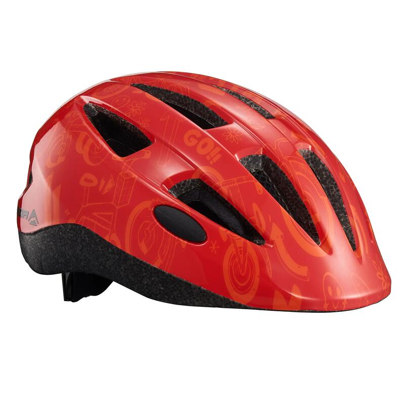Casca ciclism pentru copii Power helmet - rosu model portocaliu