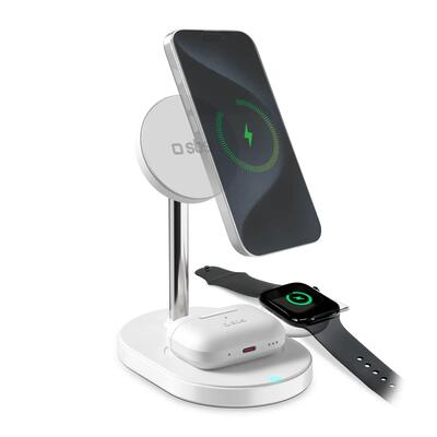 Qi2.2 draadloos laadstation voor smartphones, draadloze oordopjes