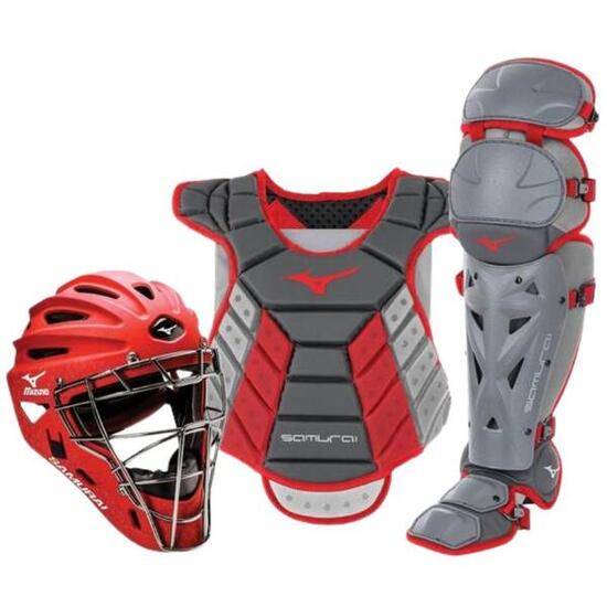 Mizuno Samurai Womens Box Set 14-15 Color Grey/Red Baseball/Softball