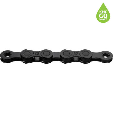 KMC DLC12 Gevosste ketting 12S Zwart