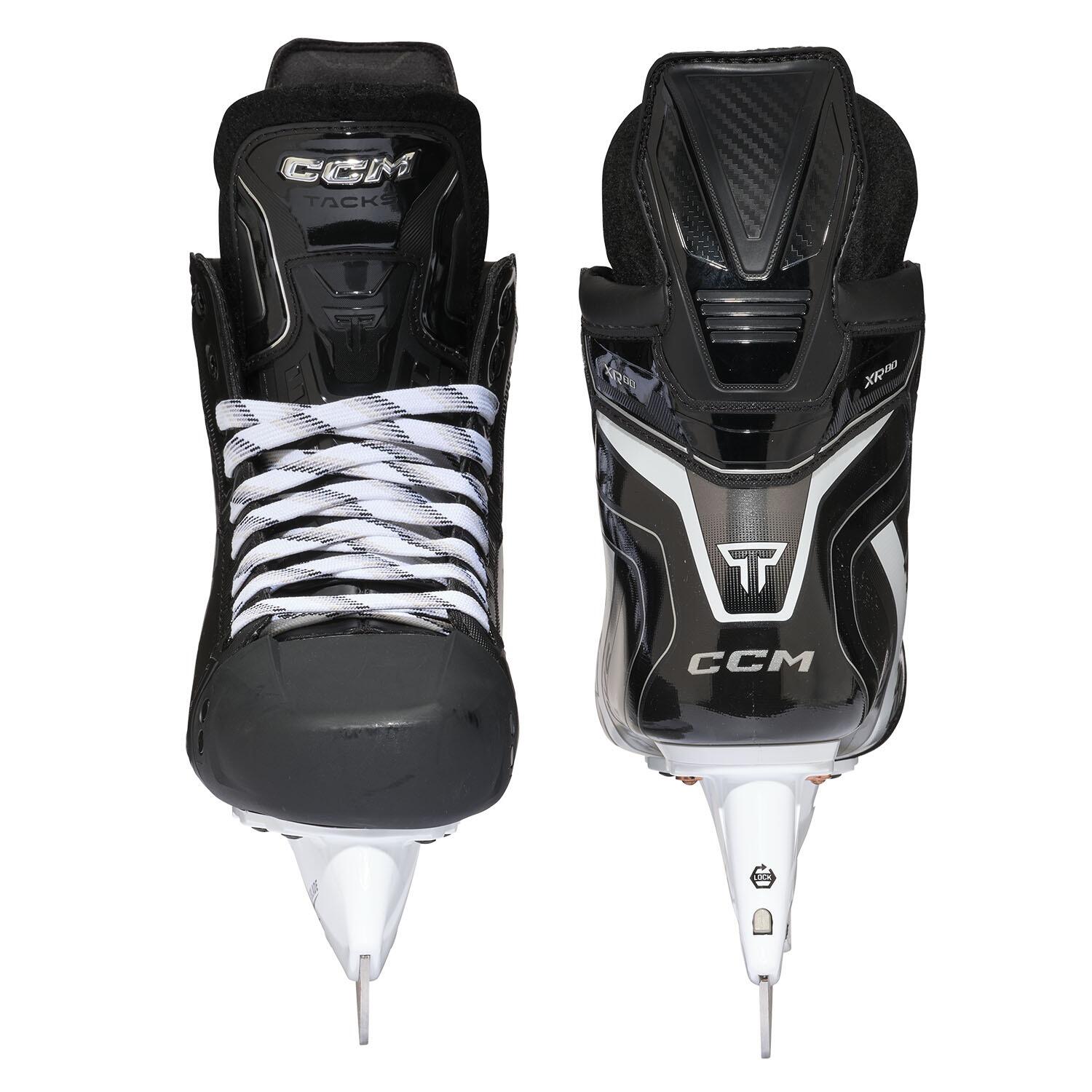 Tacks XR80 - IJshockey Schaatsen - Zwart - Wit - Brede Pasvorm 4/7