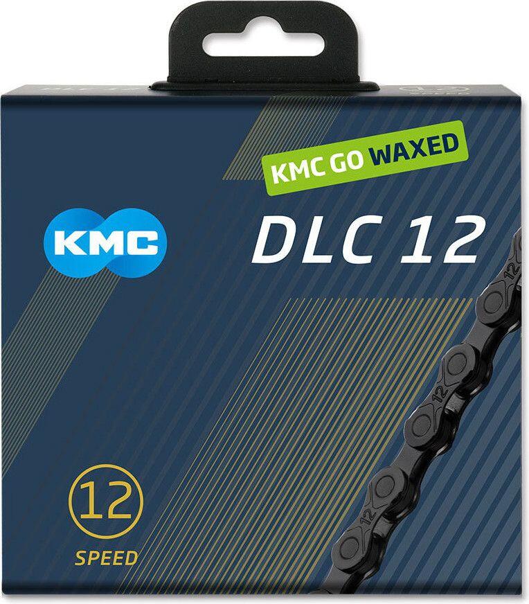 Cadena encerada KMC DLC12 12S negra 3/7