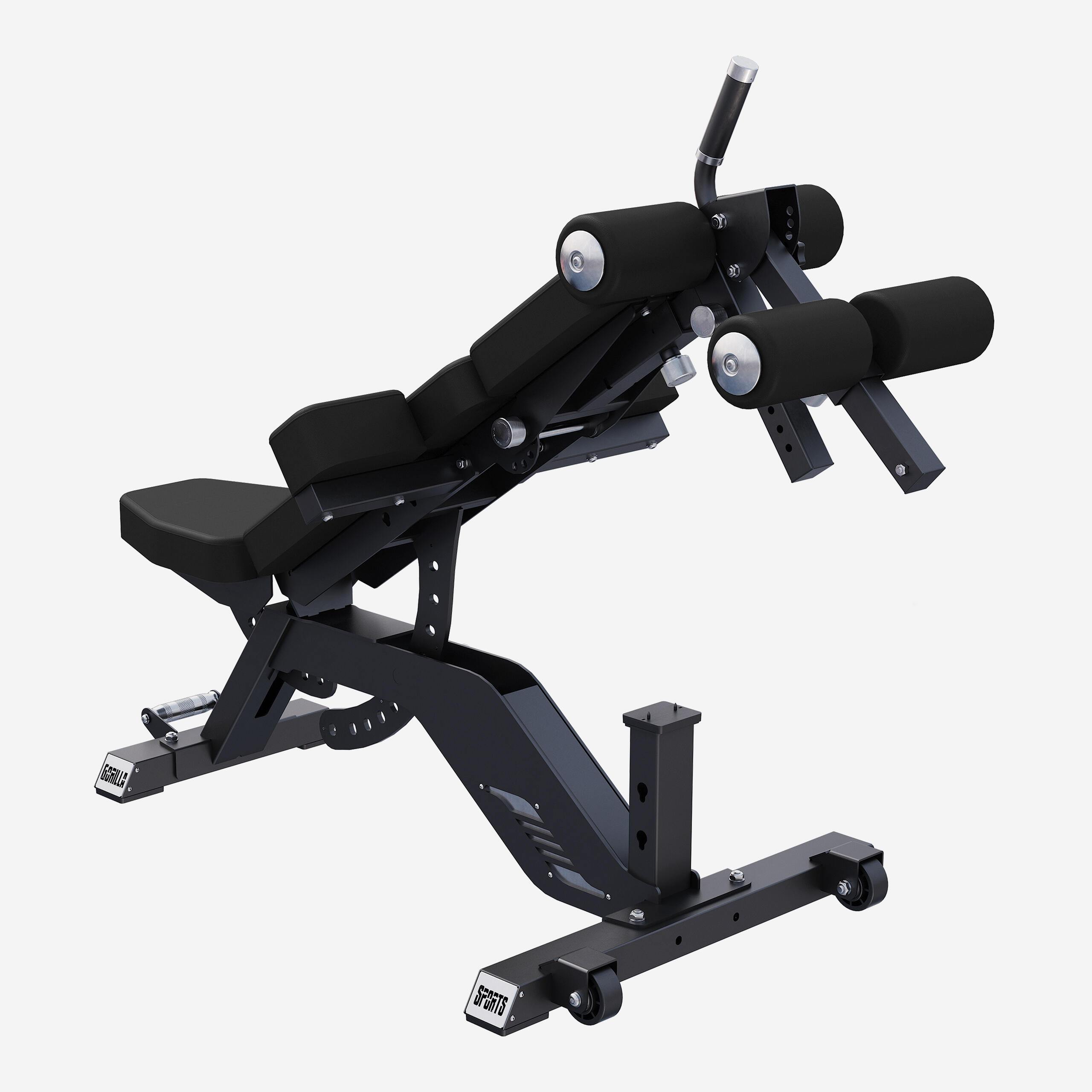 Hantelbank verstellbar 11 Positionen 900 kg Krafttraining 7/10