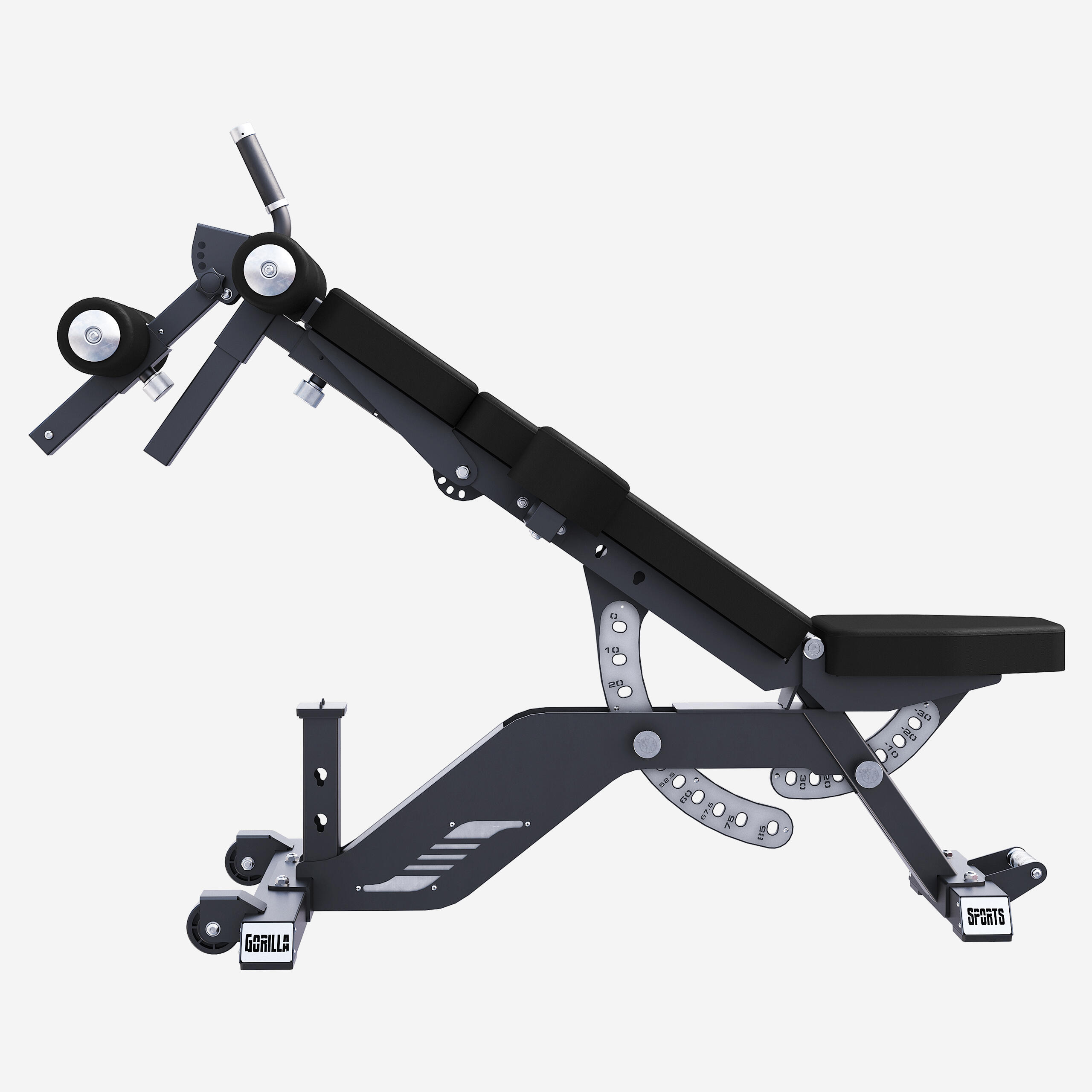 Hantelbank verstellbar 11 Positionen 900 kg Krafttraining 5/10