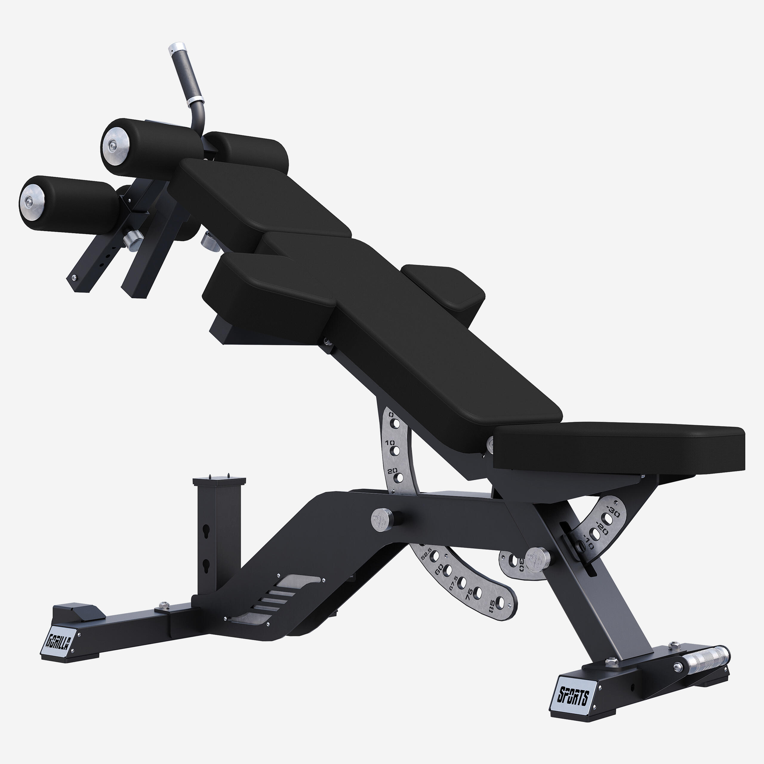 Hantelbank verstellbar 11 Positionen 900 kg Krafttraining 4/10