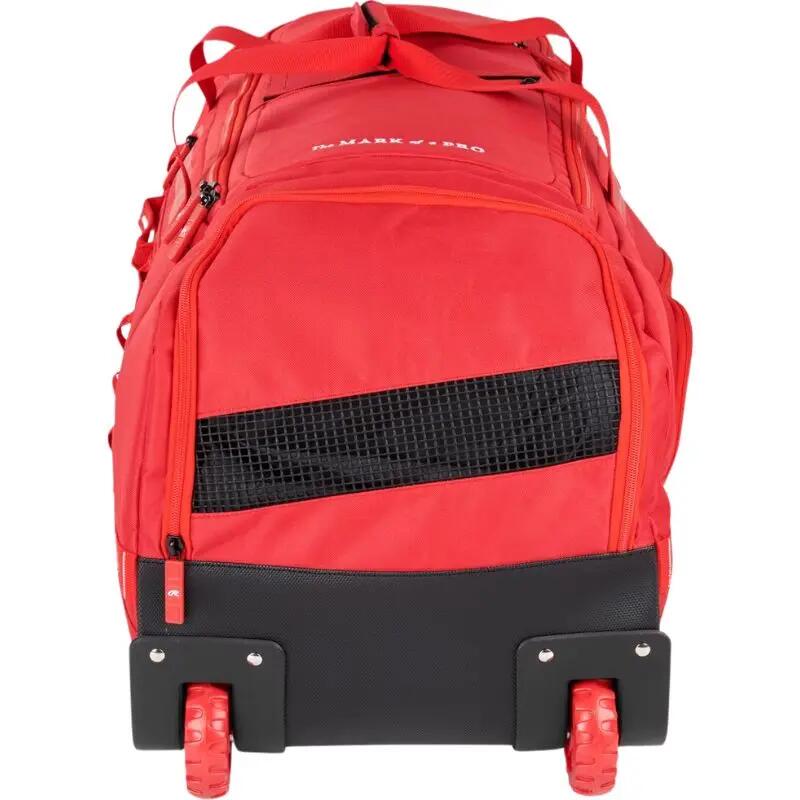 Rawlings YADI2 Wheeled Equipment Bag (Catcher) Color Scarlet 3/7