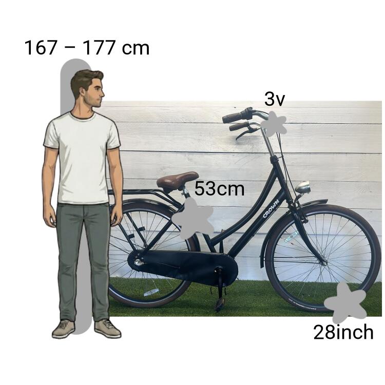 Bicicletta usata Crown 2/4