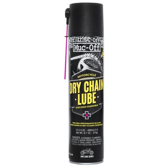 Muc Off Motorcycle Dry Chain Lube 400ml aérosol noir