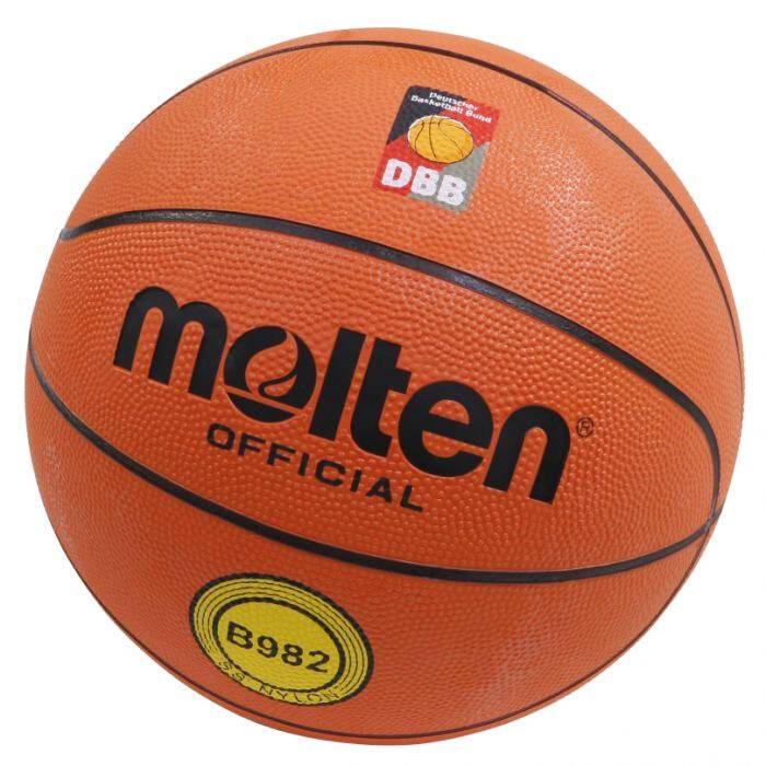 Pachet baschet 10 mingi Molten B982 marime 7, plasa mingi, 2 plase inel, pompa