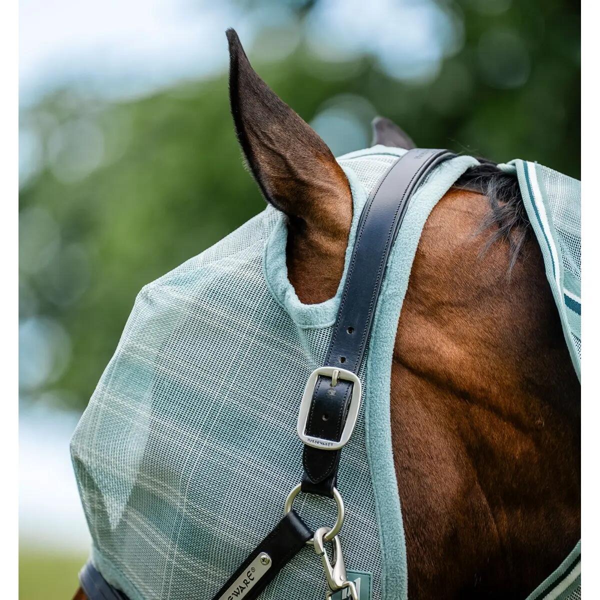 Masque anti-mouches pour cheval sans oreilles Horseware Newmarket 4/5