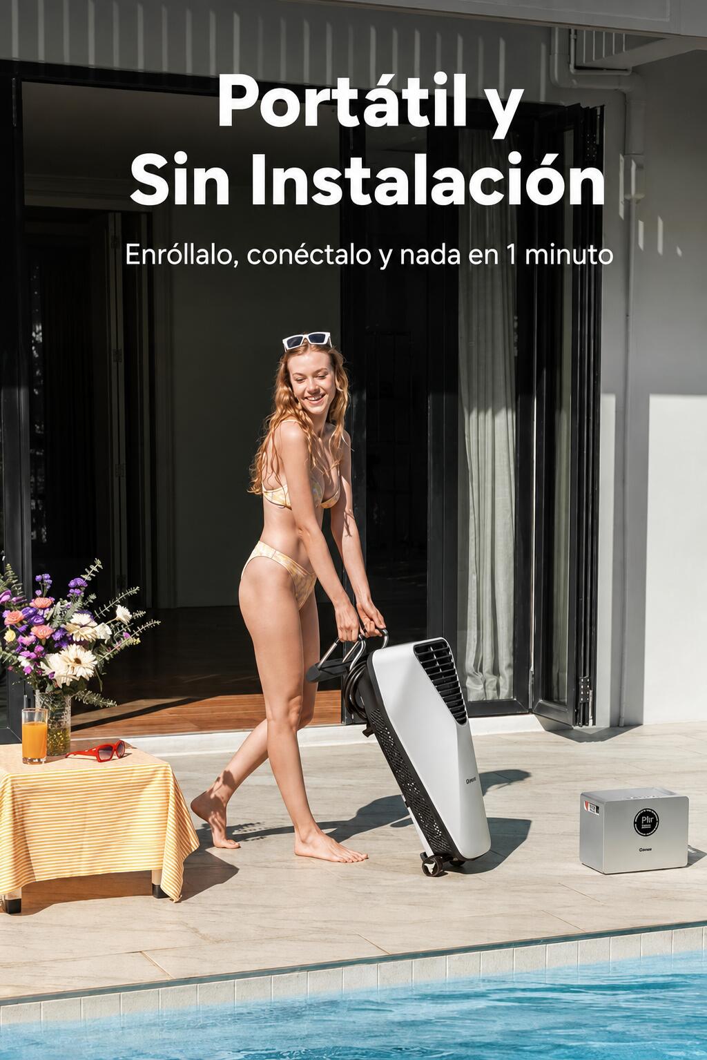 iGarden Swim Jet X Series Máquina de contracorrente portátil para piscina sem 4/7