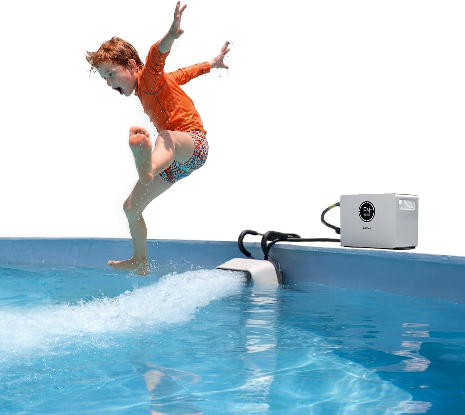 iGarden Swim Jet X Series Máquina de contracorrente portátil para piscina sem 2/7