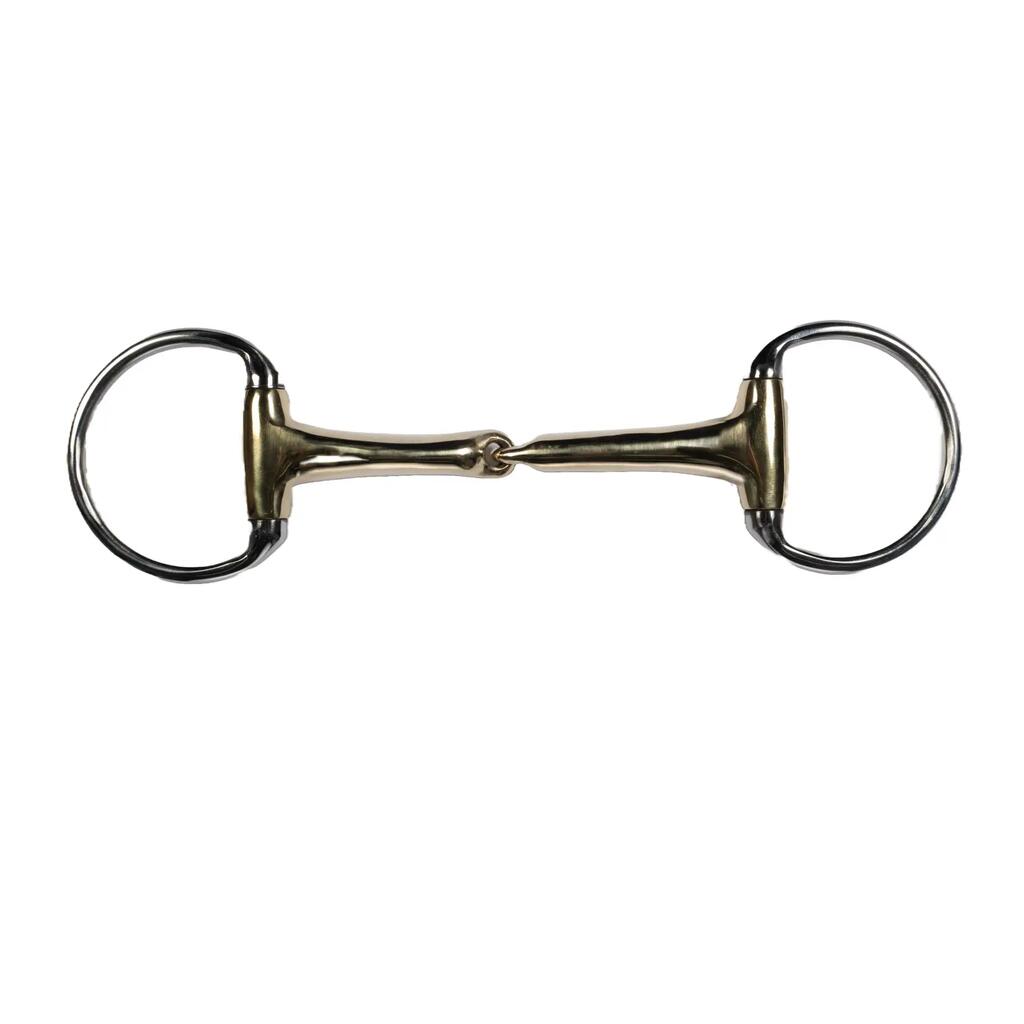 Olive bit for horses HKM Soft Contact 14 mm